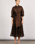 Addison Blouse | Brown