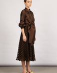Addison Blouse | Brown