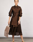 Addison Blouse | Brown