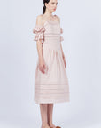 Gaetana Dress | Nude