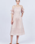 Gaetana Dress | Nude