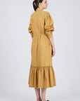 Maxine Dress | Golden Palm