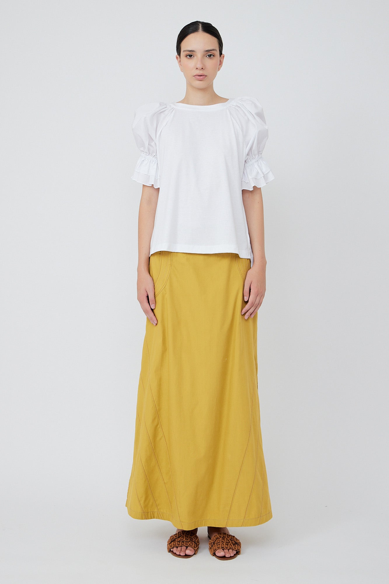 Amina Skirt | Golden Leaf