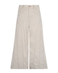 Kyla Pant in Prestine – 100% cotton palazzo pants with wide-leg silhouette and contrasting thread details on pockets and legs.