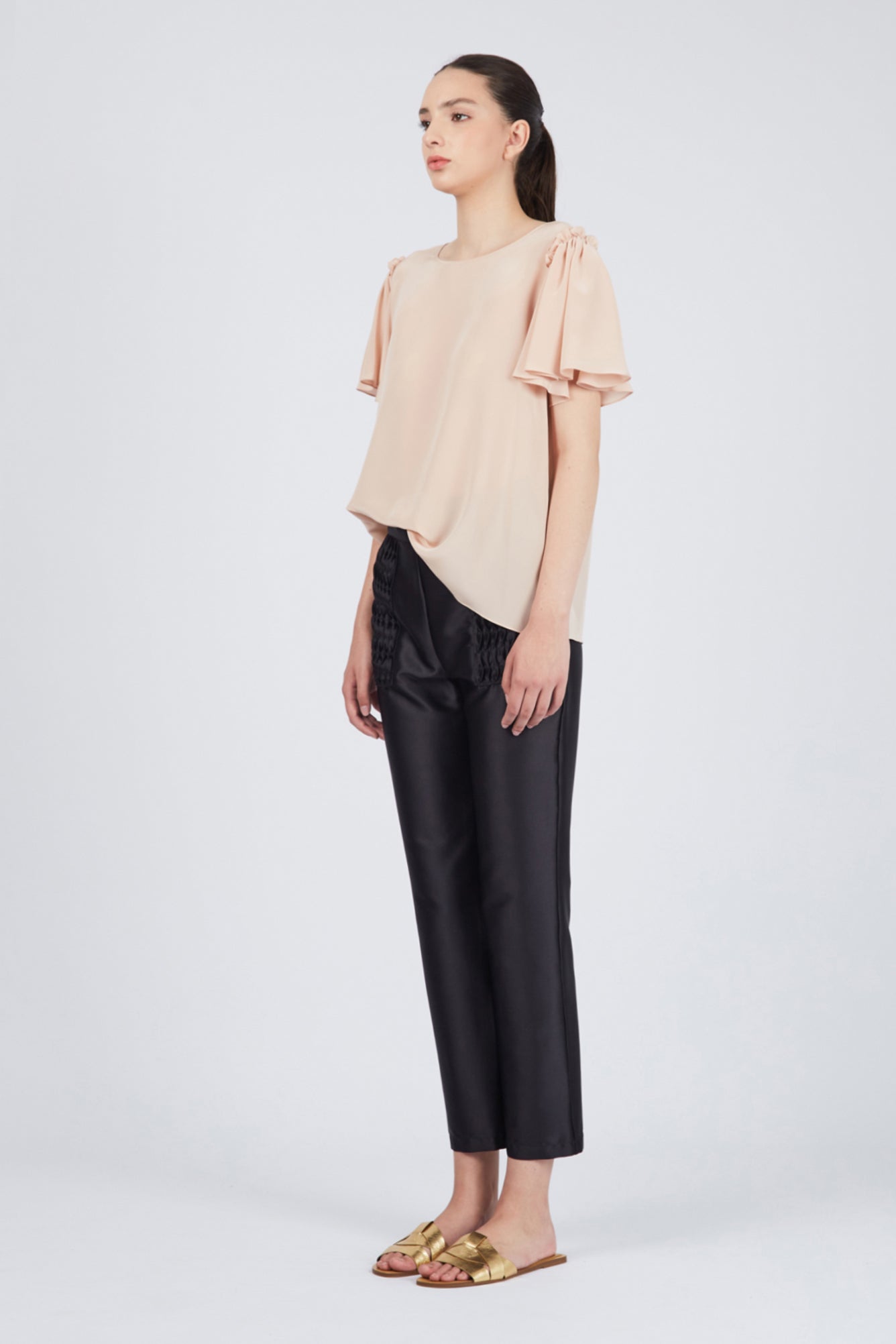 Tessa Blouse: Timeless Silk Georgette Elegance – Sitka Semsch