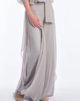 Africa Silk Overlay Pant | Silver