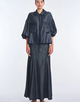 Ainhoa Denim Tencel Lightweight Jacket | Navy