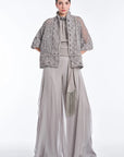 Anastacia Macramé Jacket | Grey