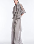 Anastacia Macramé Jacket | Grey