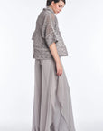 Anastacia Macramé Jacket | Grey