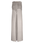 Be Blouse in Silver – Sleeveless Silk Blouse with Round Neckline | Sitka Semsch