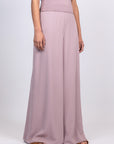 Bellami Pant in Lilac – Soft draped silk trousers with a timeless fit.