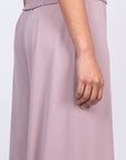Bellami Pant in Lilac – Soft draped silk trousers with a timeless fit.