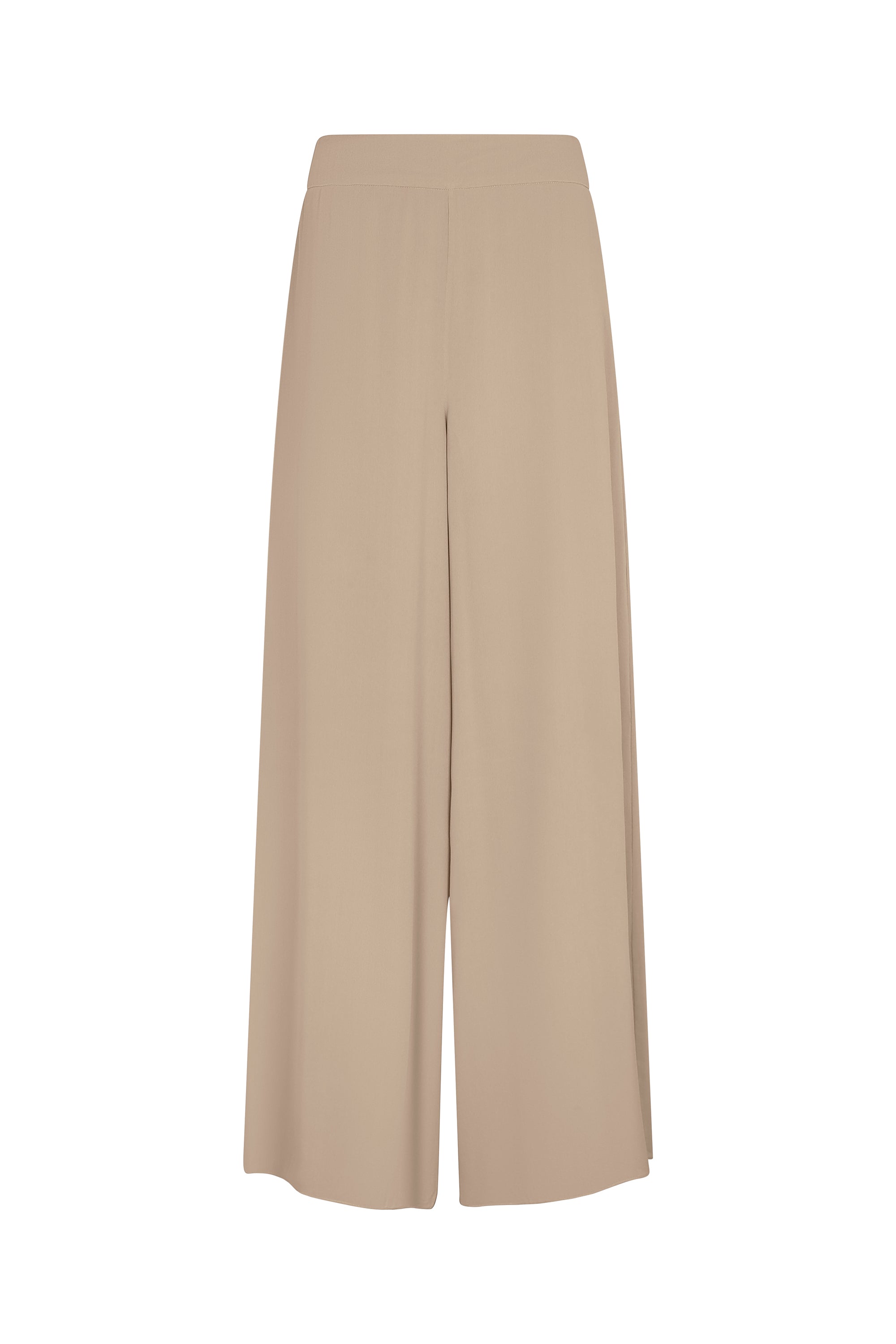 Bellami Pant in Sand – Sophisticated flowing silk pants for refined styling.