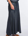 Berna Fluid Denim Midi Skirt