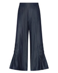 Berna Denim Tencel Wide-Leg Pant | Navy