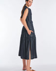Kenny Denim Tencel Maxi Dress | Navy