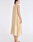 Back view of the Lenox Dress, showing the clean lines of the bodice.