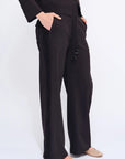 Parker Straight-Leg Trouser | Black