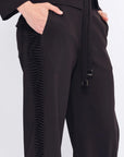 Parker Straight-Leg Trouser | Black