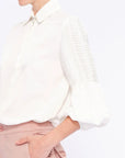 Tilsa Artisan Detail Blouse | Off White
