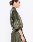 Tilsa Artisan Detail Blouse | Olive
