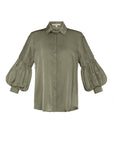 Tilsa Artisan Detail Blouse | Olive