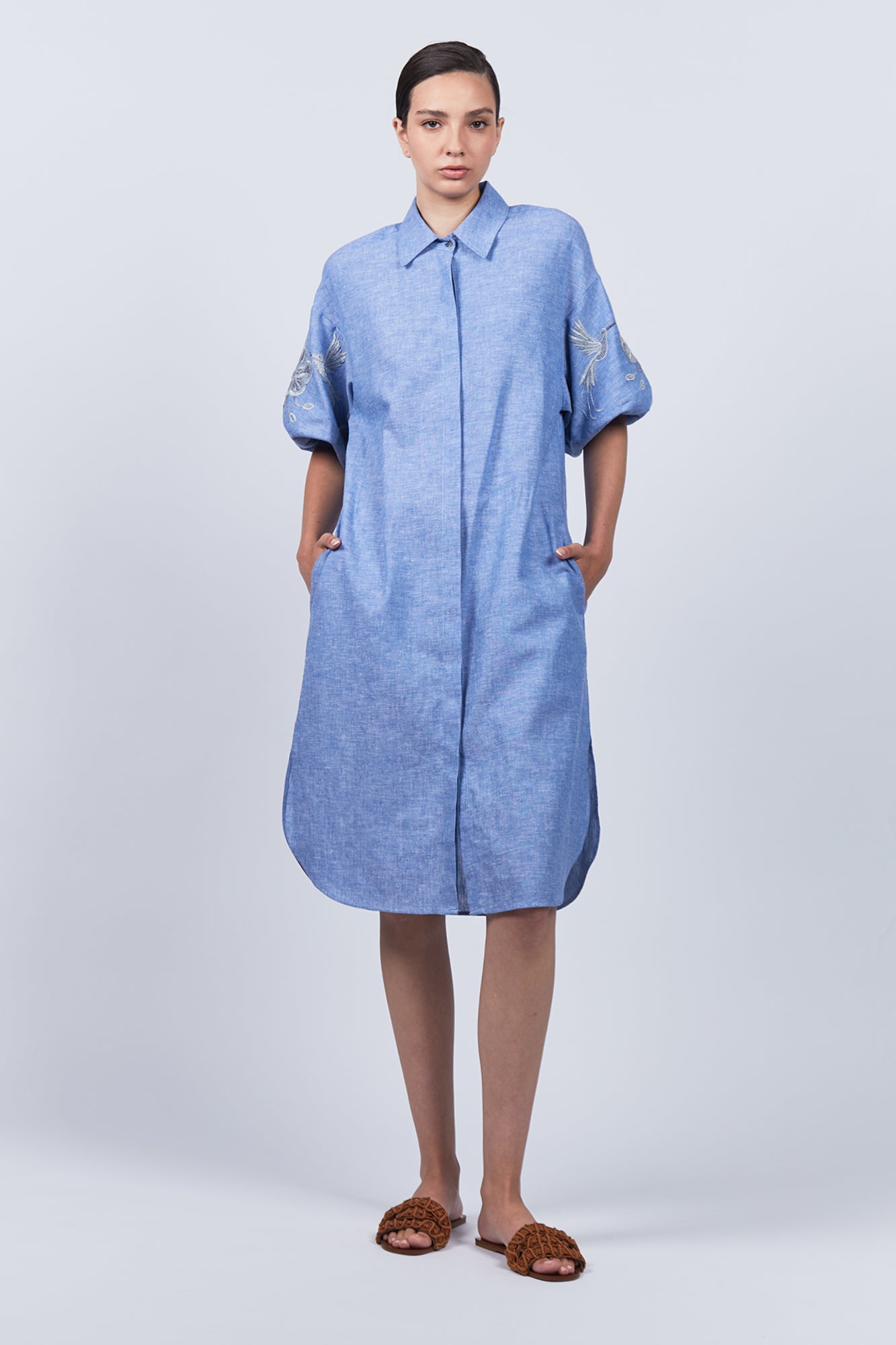 【美品】shiun LINEN SHEER L/S SHIRTS shiun(シウン) ONLINE STORE / LINEN SHEER L/S SHIRTS