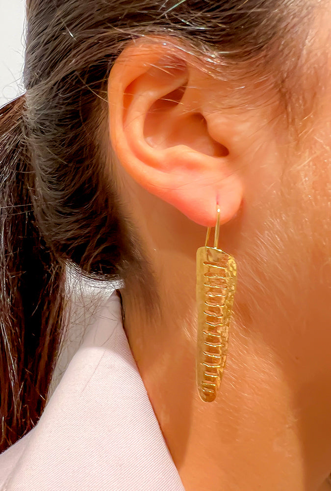 Chavin Lanzon Golden Earrings