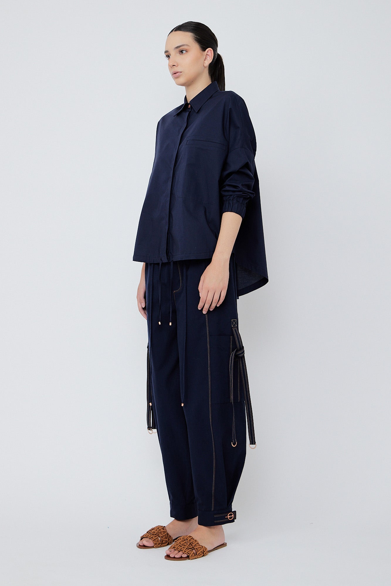 Hebe Blouse | Navy