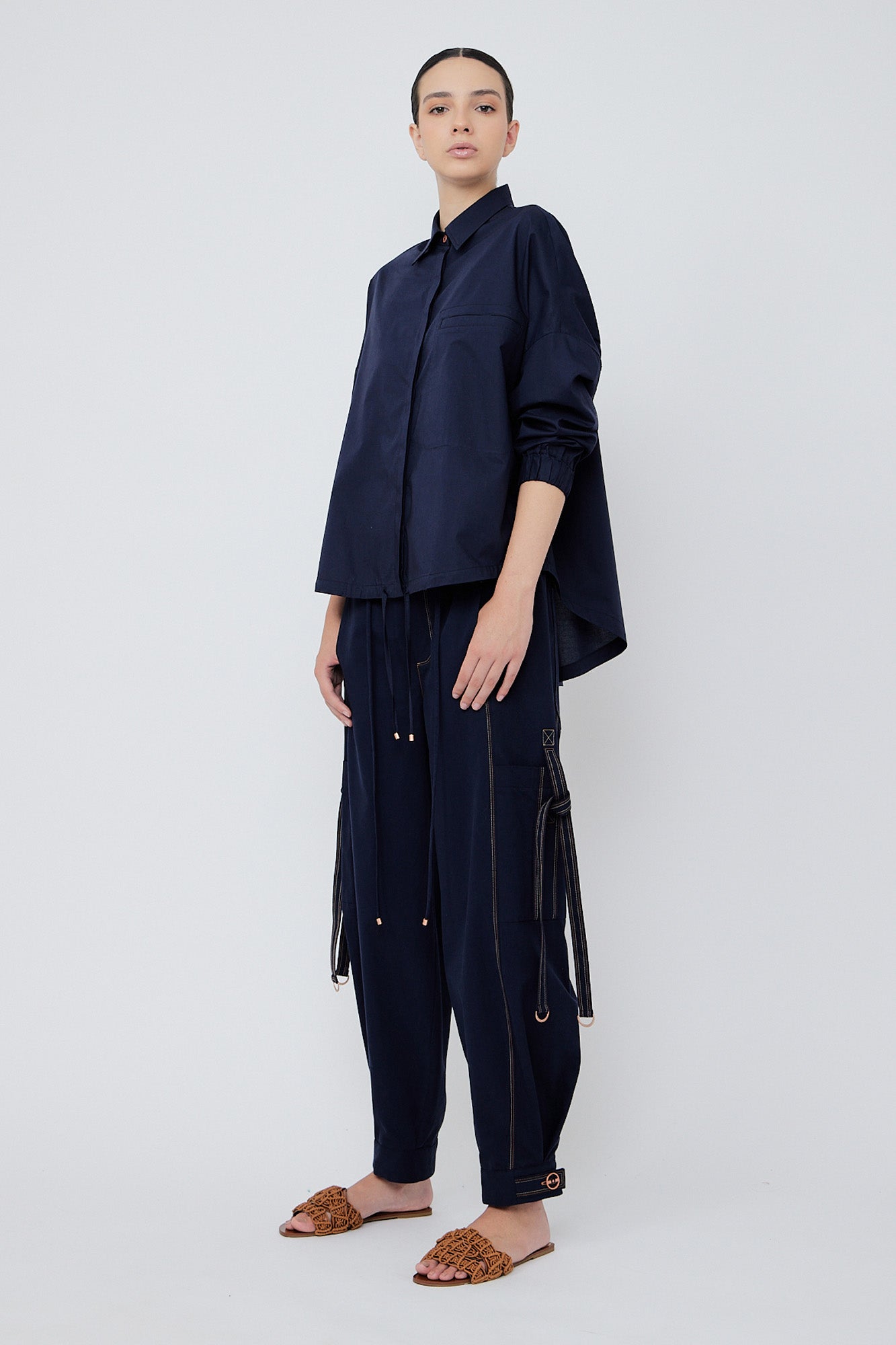 Hebe Blouse | Navy