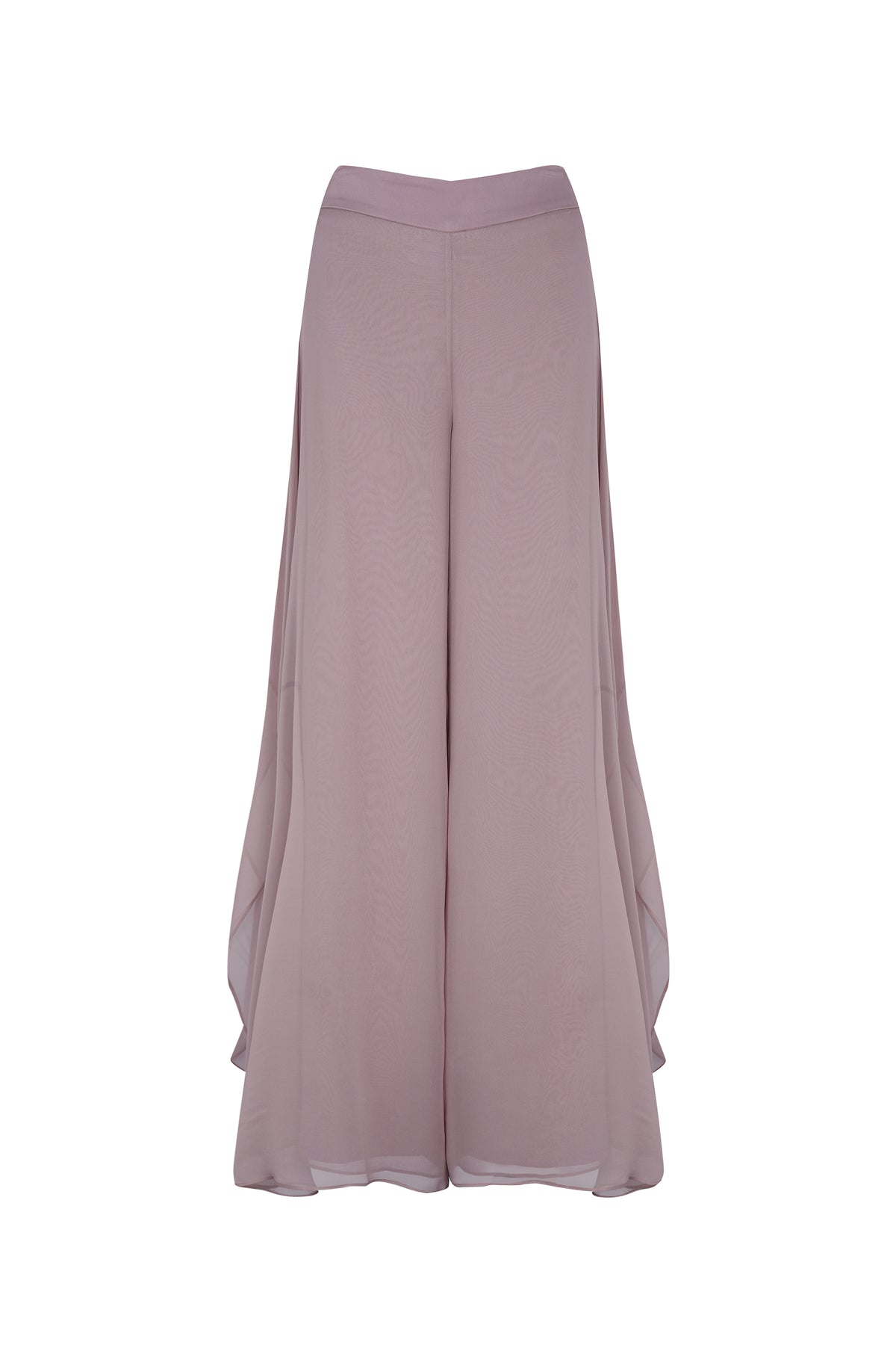 Africa Silk Overlay Pant | Lilac