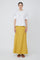 Nery top crafted from cotton knit and woven poplin, featuring a round neckline, short balloon sleeves with elastic, and a relaxed silhouette.