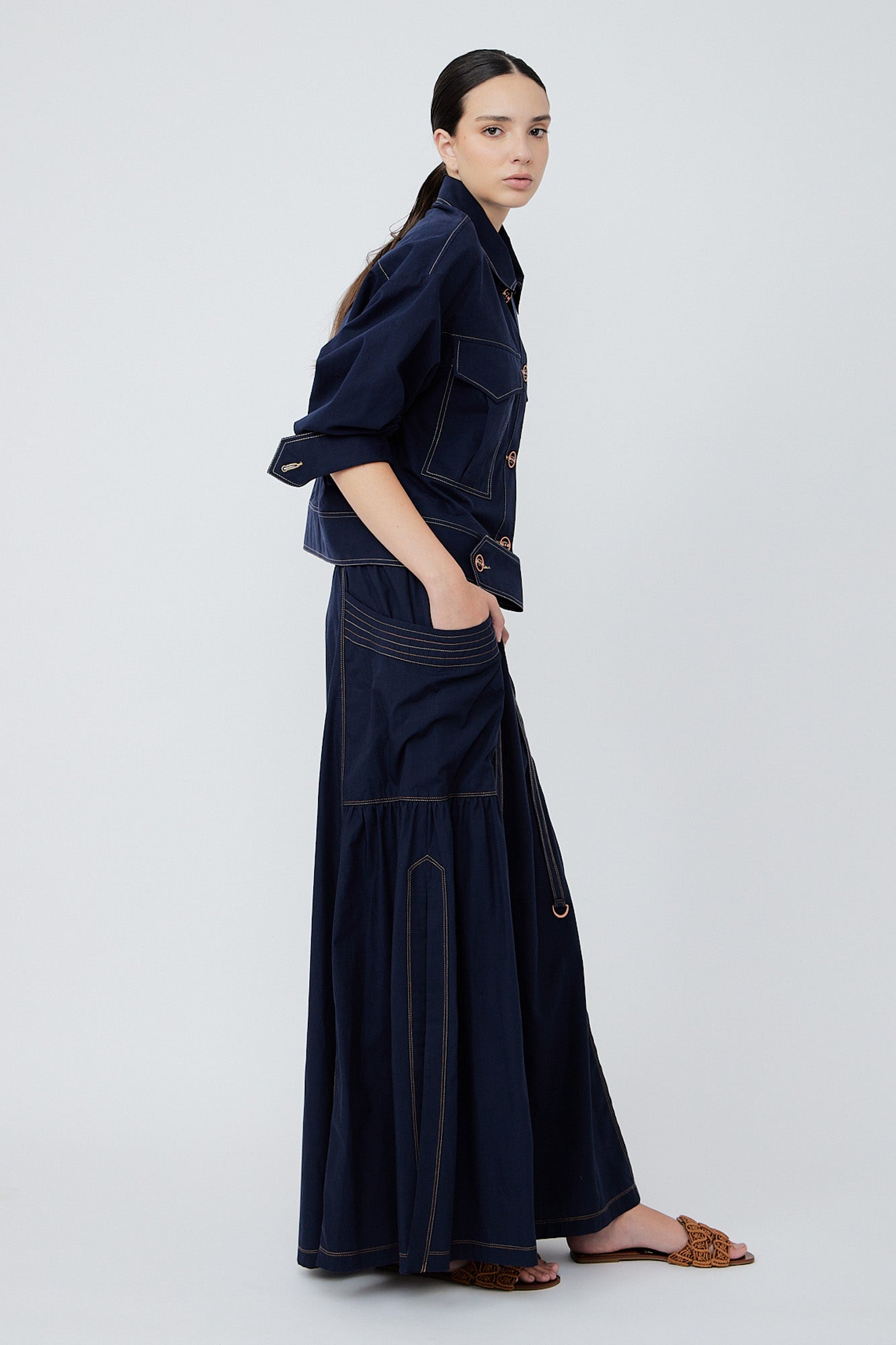 Milena Skirt | Navy