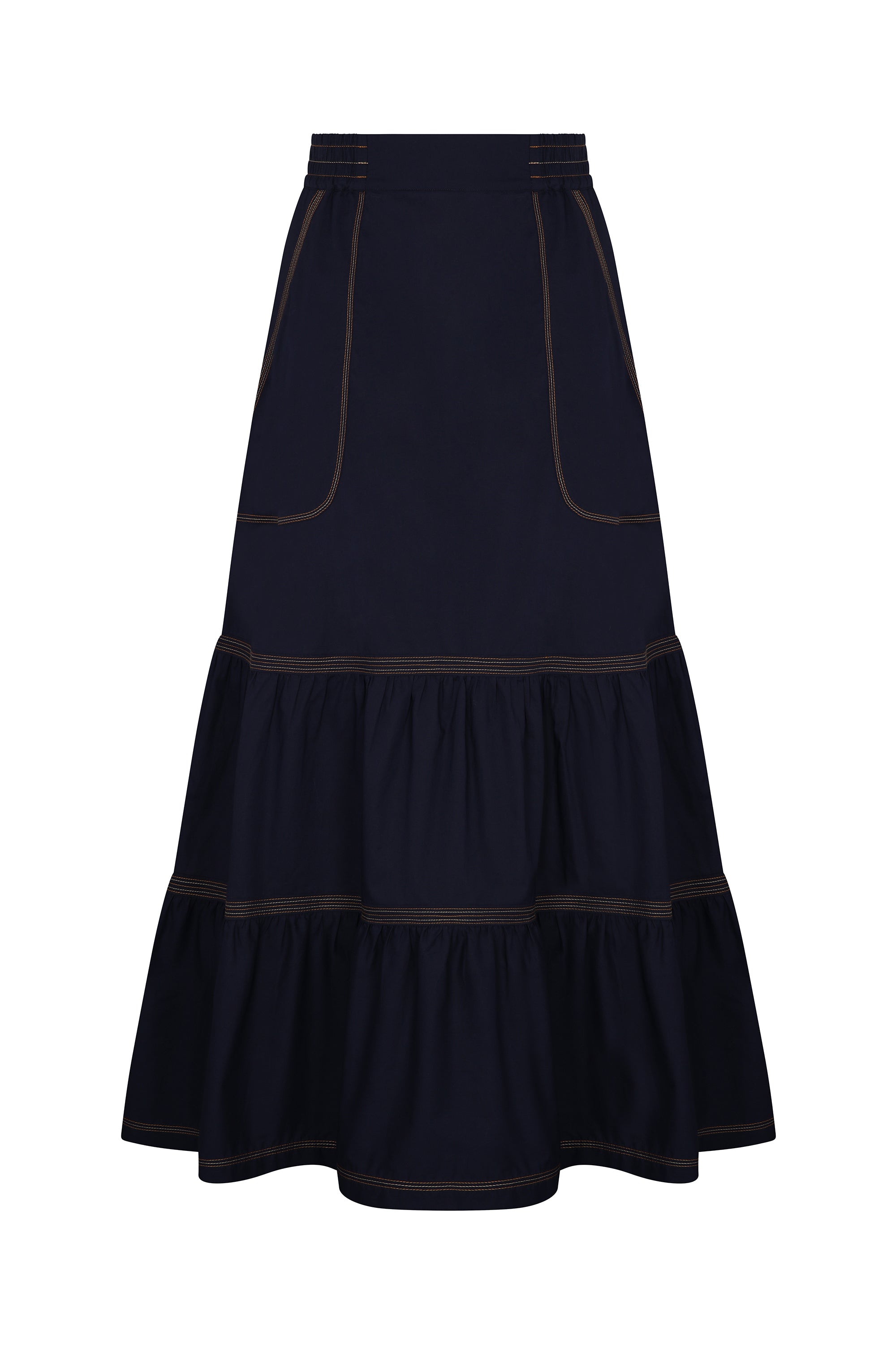 カーディガン BIBIY SUSIE SKIRT KNIT NAVY MetallicKnitSkirt_Navy_0000_na