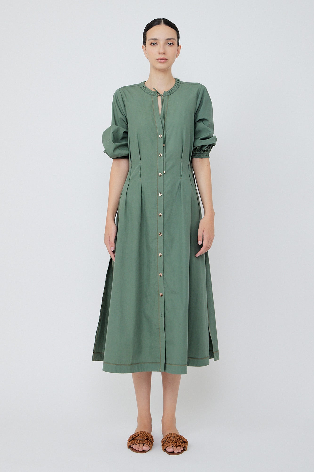 Kairi Dress | Military Green
