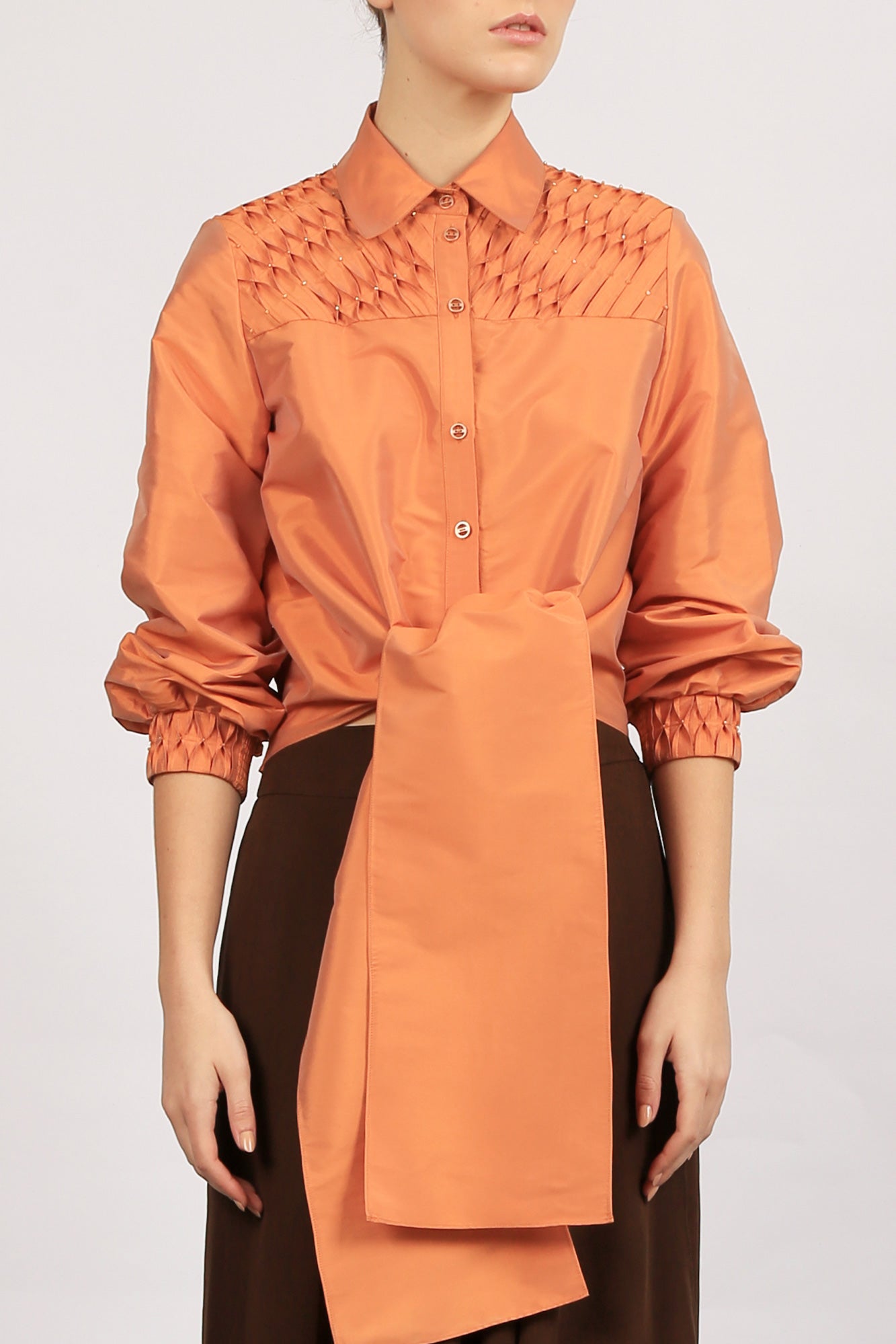 Addison Blouse | Pumpkin