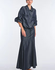 Ainhoa Denim Tencel Lightweight Jacket | Navy