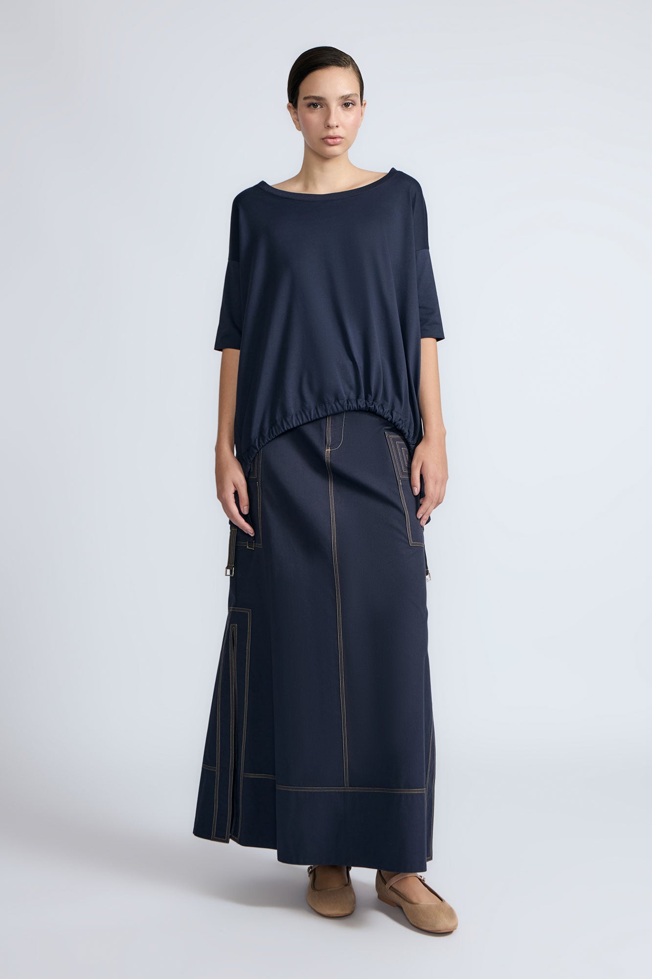 Amaya Top | Navy