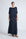 Amaya Top in Navy – Casual-chic cotton top with asymmetrical hem and hem pullers for versatile styling.