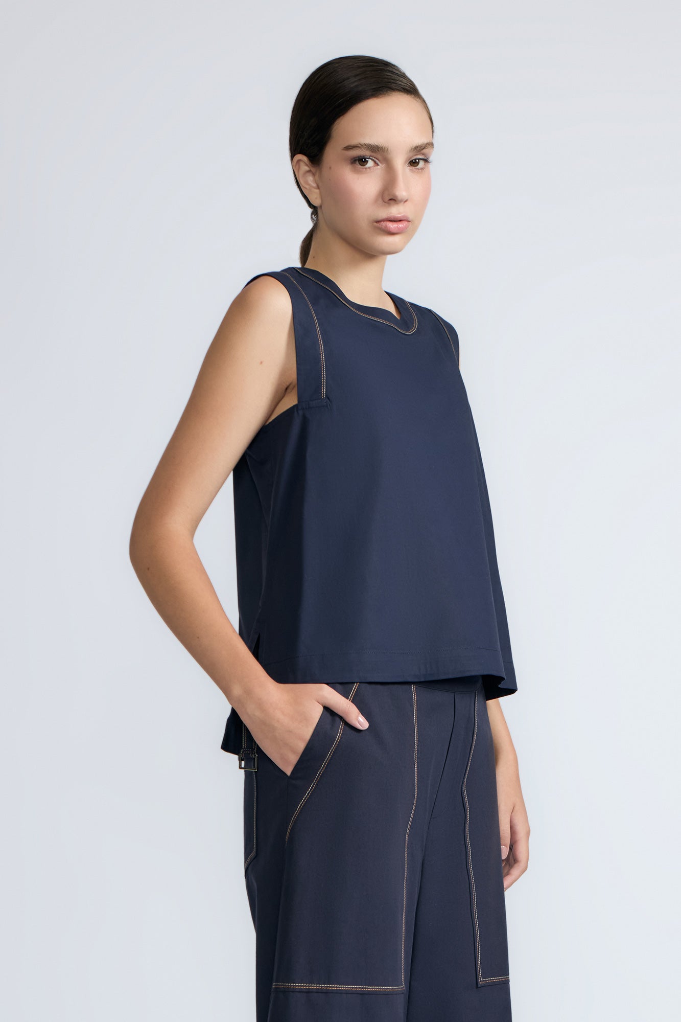 Avayah Blouse | Navy