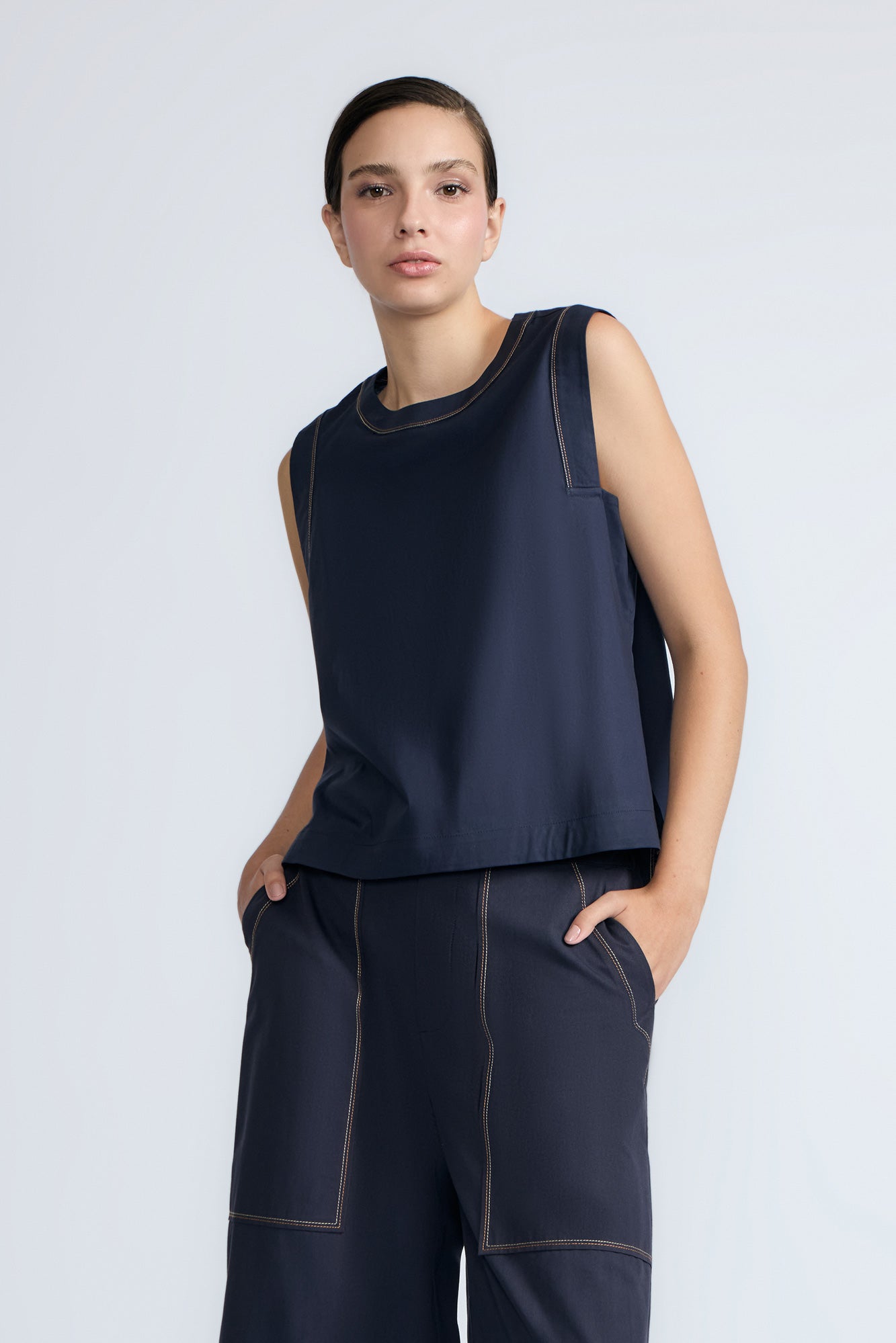Avayah Blouse | Navy