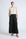 Bela Pant in Black – Cropped cotton palazzo pants with side flap pockets, elasticated waist, and contrast stitching.
