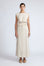 Belen Skirt in Prestine – Cotton maxi skirt with patch pockets, buckle straps, wide waistband, and contrast stitching.