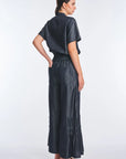 Berna Denim Tencel Wide-Leg Pant | Navy