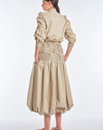 Bimba Cotton Balloon Midi Skirt | Pristine