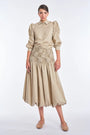 Bimba Cotton Balloon Midi Skirt | Pristine