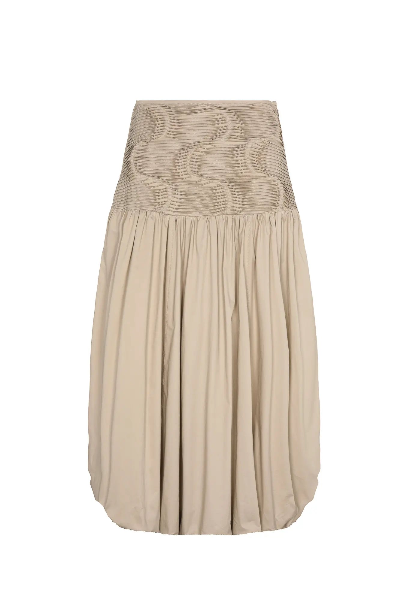 Bimba Cotton Balloon Midi Skirt | Pristine