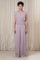 Cordova silk top in lilac with elasticated waist and modern silhouette