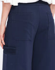 Clean back silhouette of the Daysi Trouser, showing the impeccable fit of the waistband.